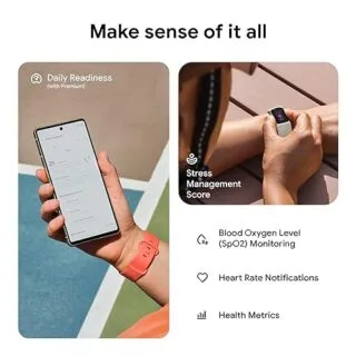 Fitbit Charge 6 Activity Tracker: Heart Rate Monitor, Google Apps Integration, Premium Offer for Educators. Optimize health and productivity.