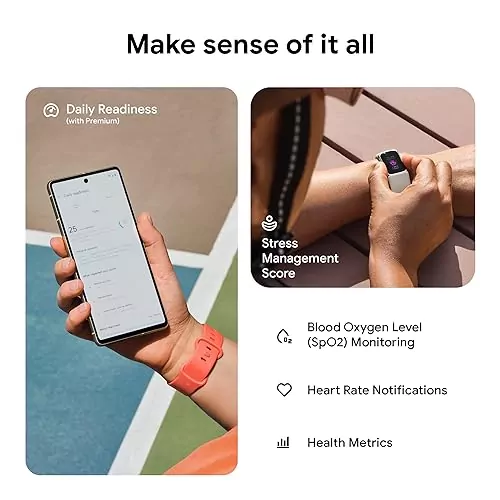 Fitbit Charge 6 Activity Tracker: Heart Rate Monitor, Google Apps Integration, Premium Offer for Educators. Optimize health and productivity.