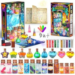 Engaging Fairy Magic Chemistry Set for Kids: Interactive Educational Kit for Ages 6-10 to Explore Science with Exciting Potion-Making Activities.