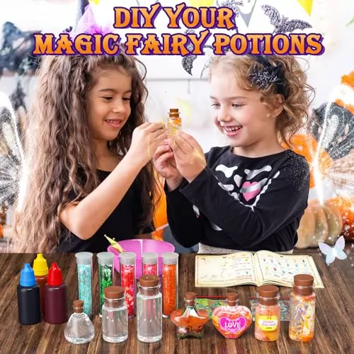 Fairy Magic Potion Kit for Kids: Engaging Chemistry Experiment Set for Children Aged 6-10 to Spark Interest in Science and Creativity.