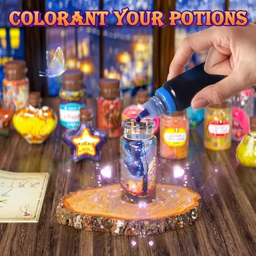 Enchanting Fairy Magic Potion Kit: Educational Chemistry Set for Kids Aged 6-10, Encouraging Creativity and Learning Through Fun Experiments