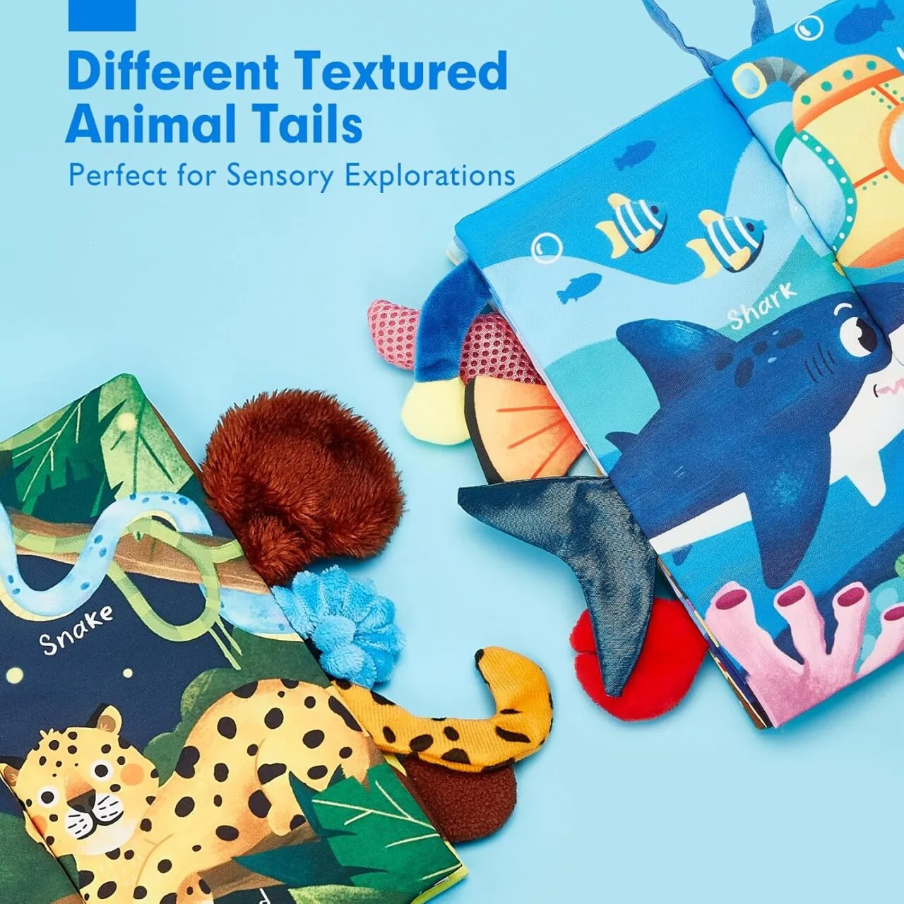 Hahaland Baby Toys: Soft Crinkle & Squeaky Books, Perfect for 0-12 Months. Enhance Early Learning and Playtime with Engaging, Sensory Fun Toys.
