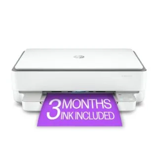 HP Envy 6055e Wireless Printer for Education: Efficient printing, scanning, and copying with easy mobile setup and versatile desktop placement.