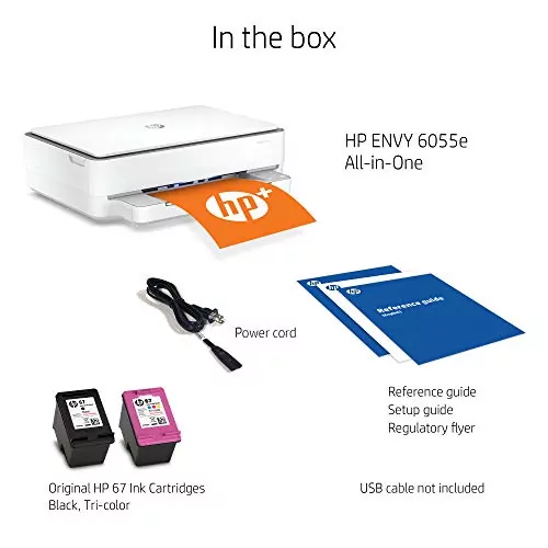 The HP Envy 6055e Wireless Printer offers efficient mobile setup for educational printing, scanning, and copying in any learning environment.