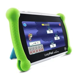 Leapfrog Leappad Academy Kids Tablet offers interactive educational games, fostering engaging learning experiences for children through technology.