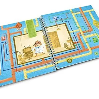 LeapFrog LeapStart 1st Grade STEM Activity Book enhances early learning in science, technology, engineering, and math, designed for kid-friendly education.