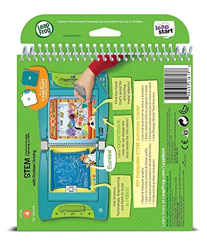 LeapFrog LeapStart STEM Activity Book for 1st Grade: Interactive Science, Technology, Engineering, and Math Learning for Kids