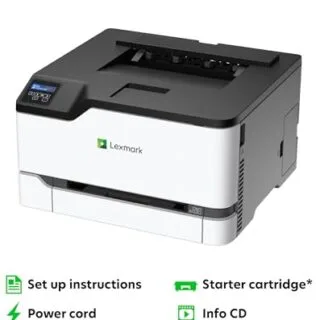 Lexmark CS331dw Wireless Color Laser Printer for Educators: Seamlessly Integrate Mobile and Ethernet Solutions in Your Classroom Setup.
