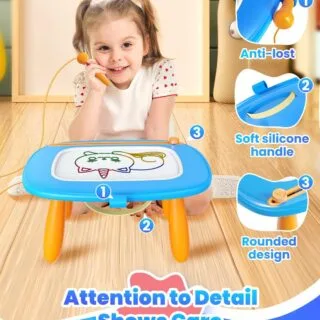 Magnetic Drawing Board for Toddlers enhances early learning and creativity, offering endless doodle fun and skill development through interactive play.