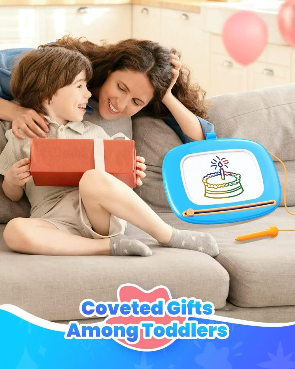Magnetic Drawing Board for Toddlers: Encourage early learning and spark creativity with a fun doodle tool that enhances developmental skills.