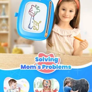 Magnetic Drawing Board for Toddlers: Encourages Early Learning and Creative Play with a Vibrant, Child-Friendly Design