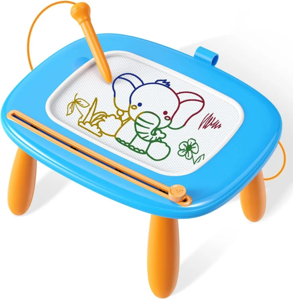 Magnetic Drawing Board for Toddlers: Encourage early learning and creativity with this fun and educational toy, perfect for developing fine motor skills.