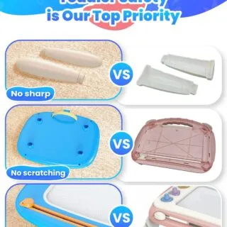 Magnetic Drawing Board for Toddlers: Perfect for Early Learning, Encouraging Creativity, and Doodle Play with Easy-to-Erase Features