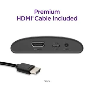 Roku Express 4K Plus: Enhanced Streaming Device for Educators, featuring Voice Remote control and Access to Free TV Channels and Educational Content