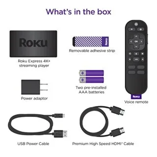 Explore superior streaming with the Roku Express 4K Plus, featuring a voice remote, designed to enrich the educational experience for instructors.
