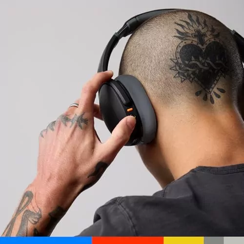Skullcandy Crusher Evo Wireless Headphones: Enhanced Audio with Sensory Bass and 40-Hour Battery, Perfect for Educators Seeking Superior Sound Quality