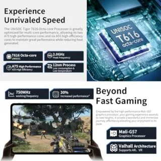 Teclast T60 12-Inch Educational Tablet with Android 14 offers 256GB storage, expandable to 1TB, ideal for classroom learning and educational applications.