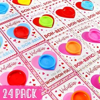 Valentine's Day Playdough Gift Set: Perfect Classroom Activity with Fun Cards for Kids to Boost Creativity and Engagement