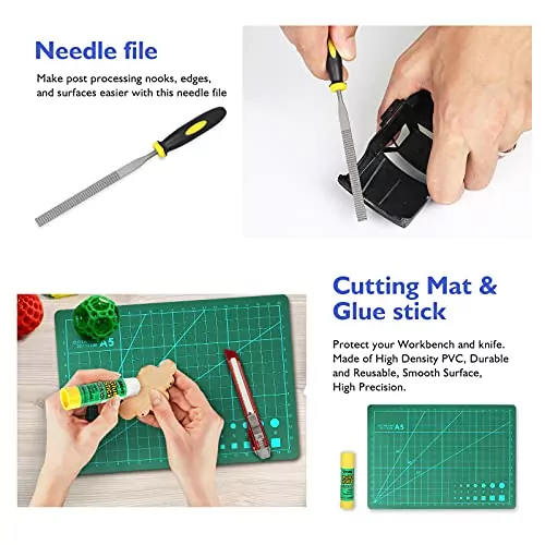 Yeetin 45 Piece 3D Printing Tool Kit: Comprehensive Educational Accessories Set for Enhancing Creative Projects in 3D Printing.