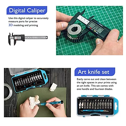 Yeetin 45-piece 3D printing tool kit offers essential educator accessories for innovative and creative classroom projects.