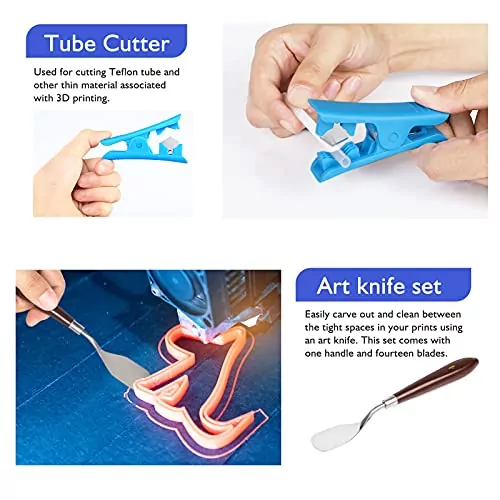 Yeetin 45-Piece 3D Printing Tool Kit: Essential for Educators' Creative Projects, Enhancing Classroom Innovation with Comprehensive Tools