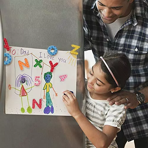 Enhance learning with a vibrant 192-piece foam alphabet magnet set, perfect for interactive and engaging educational activities for kids.