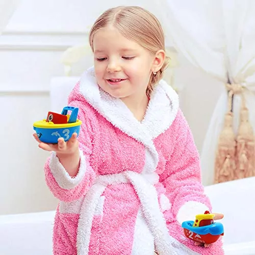 Engage your toddler's imagination with the Bath Time Adventure Magnetic Boat Set. Perfect for interactive play, these colorful boats ensure endless fun in the tub.