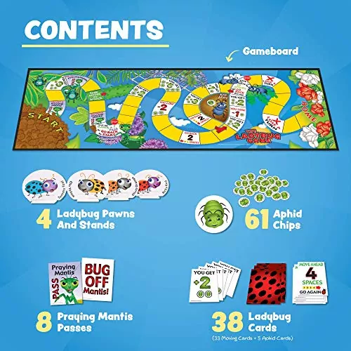 Engaging Ladybug Board Game for Kids: Award-Winning Educational Tool for Fun Learning and Interactive Play. Boosts Skills and Creativity.