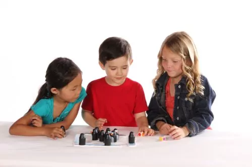 Enhance cognitive skills with the award-winning wooden memory game for kids. Features colorful, playful penguin characters for fun learning.