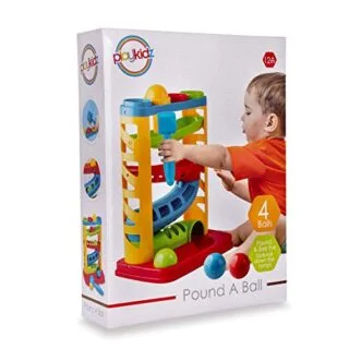 Sturdy Toddler Pound-a-Ball Toy for Active Engagement and Skill Building, Promoting Early Childhood Development and Fine Motor Skills.
