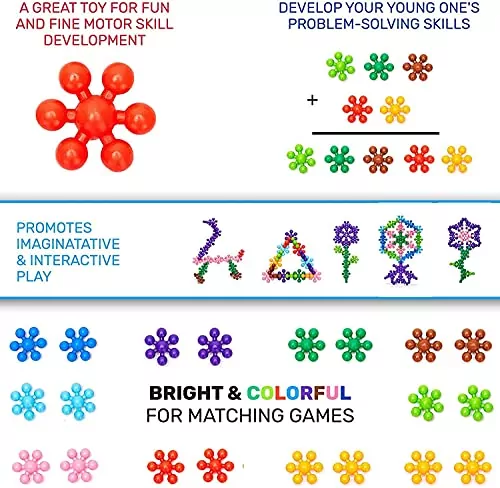 Vibrant 100-piece interlocking block set encourages early STEM skills, enhancing creativity and problem-solving in children through hands-on construction play.