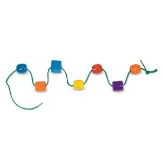 Melissa & Doug Lacing Beads Set: Enhance toddler learning and playtime with vibrant colors, promoting fine motor skills, creativity, and fun.