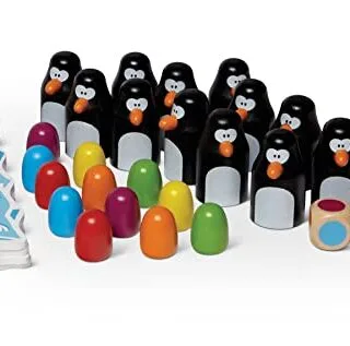 Enhance memory and color recognition in kids with the Pengoloo Wooden Game. Foster essential skills through engaging, skill-building play.