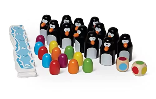 Enhance memory and color recognition in kids with the Pengoloo Wooden Game. Foster essential skills through engaging, skill-building play.