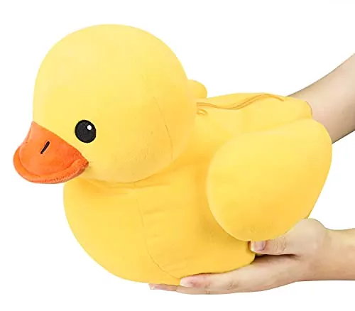 Charming Plush Yellow Duck Playset with Zipper Pocket – Learning Toy Set of 5 Baby Ducks for Interactive and Fun Educational Play