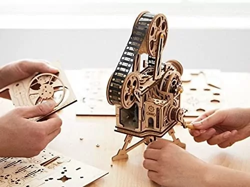 Discover the Vintage 3D Wooden Vitascope Puzzle, an educational model building kit for adults; perfect for enhancing creativity and learning skills.