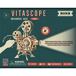 3D Wooden Vitascope Puzzle Kit: Engaging and Educational Mechanical Model for Adults. Enhance skills with this interactive, hands-on learning toy.