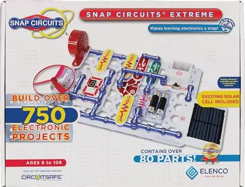 Explore the Snap Circuits Extreme SC-750 with a color manual, offering innovative solar power projects for engaging and educational experiments.