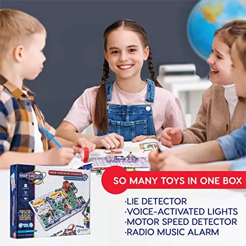 Snap Circuits SC-300 kit for beginners: Dive into electronics education and explore robotics with this hands-on learning tool. Perfect for young innovators.