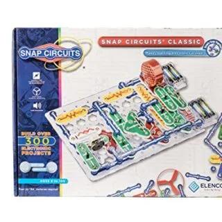 Beginner Electronics Education Kit: Snap Circuits SC-300 for Robotics Projects. Ideal for newcomers to electronics and robotics learning.