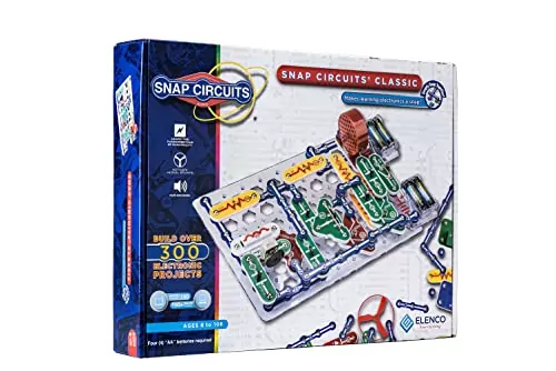 Enhance your electronics skills at the Beginner Electronics Workshop using the Snap Circuits SC-300 Robotics Projects Kit for hands-on learning.