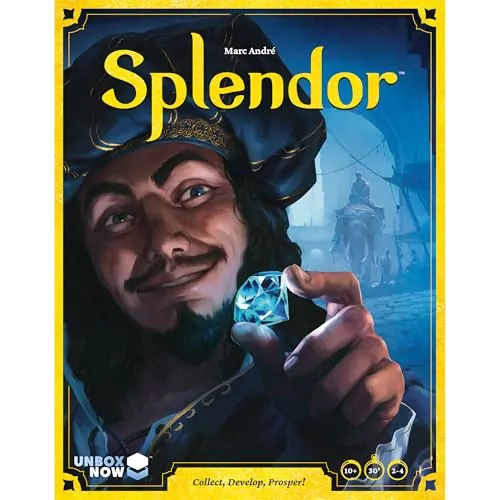 Experience the Splendor Board Game, where players engage in gem mining strategy, aiming to build wealth and prestige, perfect for educators.