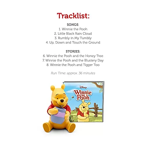 Winnie the Pooh audio figurine, ideal for interactive learning, enhances storytelling for children and educators. Perfect educational tool for engaging play.