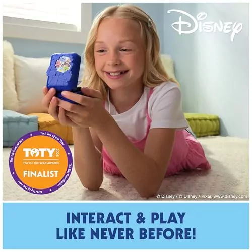 Interactive Disney toy Bitzee features 30 characters and offers engaging play through swipe, tilt, and tap motions, enhancing STEM learning for kids.