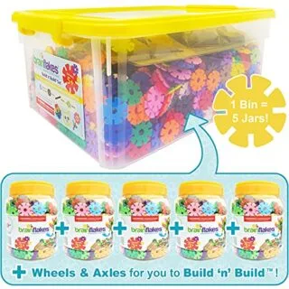 Enhance creativity and education with the Brain Flakes 2500 Piece Building Set, perfect for imaginative play and cognitive skill development.