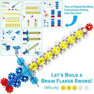 Engage young minds with the Brain Flakes 2500 Piece Building Set, a creative educational toy that promotes innovative learning through hands-on play.