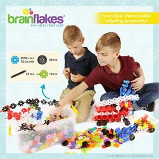 Engage kids' creativity and learning with the Brain Flakes 2500 Piece Building Set, ideal for imaginative educational play and skill development.