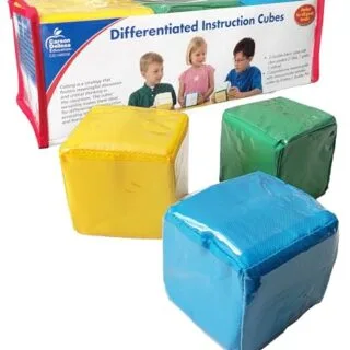 Enhance classroom learning with the Carson Dellosa Foam Classroom Dice Set. These large DIY pocket cubes are perfect for interactive educational activities.