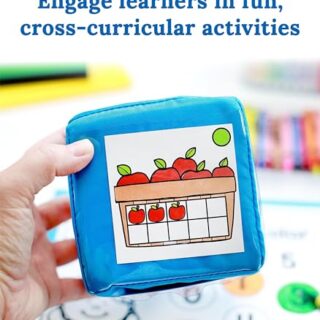 Carson Dellosa Foam Dice Set with DIY Pocket Cubes and Activity Cards: Enhance Classroom Engagement for Educators