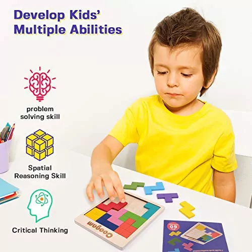 Engage your mind with a 3D wooden puzzle brain teaser offering 60 vibrant educational challenges, enhancing creativity and critical thinking skills.